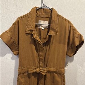 Pilcro Brown Jumpsuit